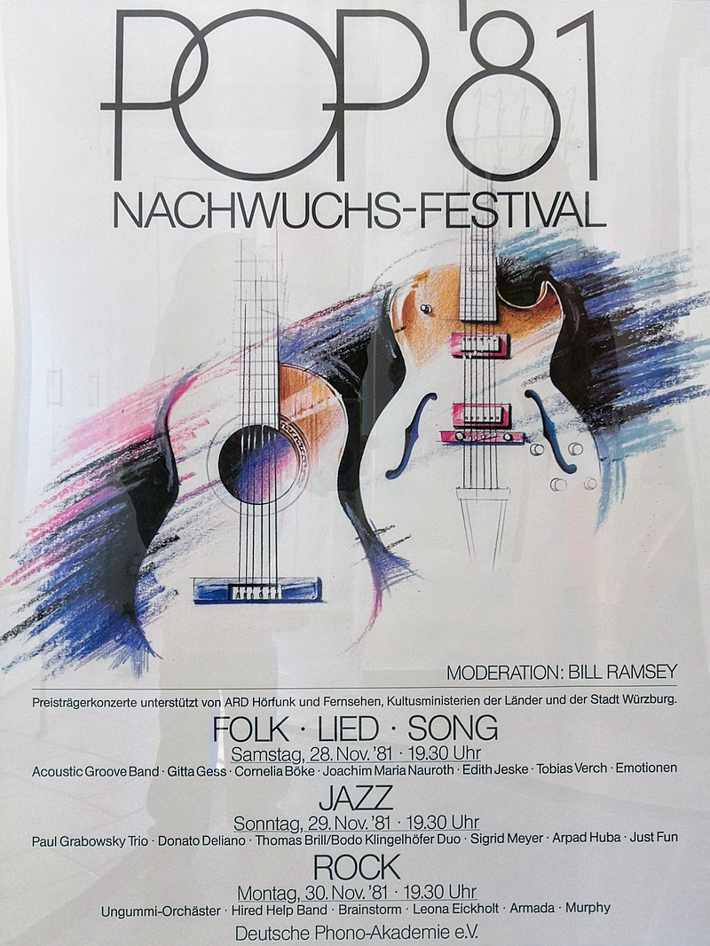 Plakat Pop-Nachwuchs-Festival 1981