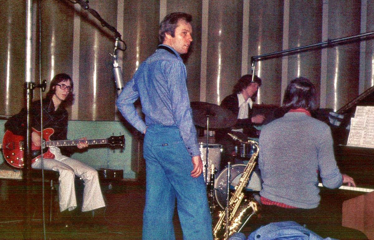 Roland Weitze Quintett im Studio Radio Free Europe 1975 (Foto: unbekannt)